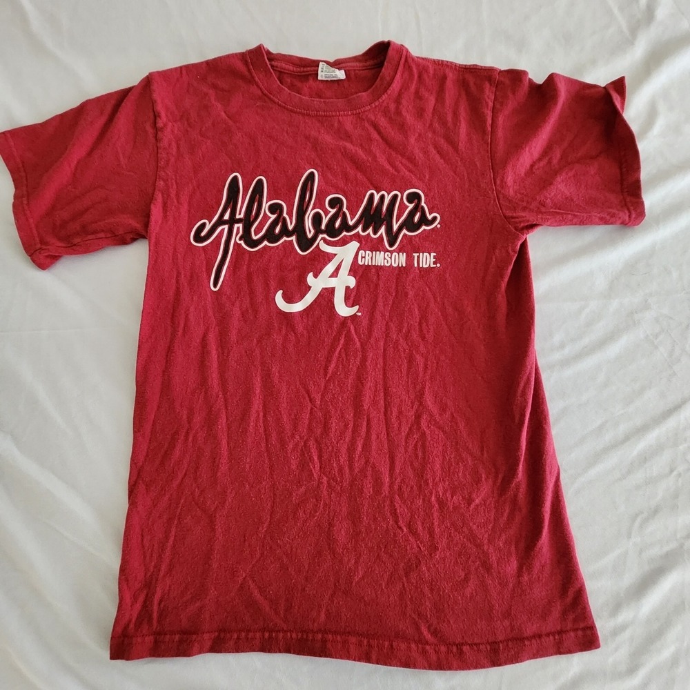Alabama Crimson Tide Maroon Short Sleeve Cotton T-Shirt Men's S